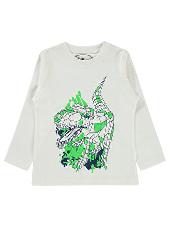 Civil Boys Erkek Çocuk Sweatshirt 2-5 Yaş Ekru