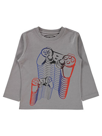 Civil Boys Erkek Çocuk Sweatshirt 2-5 Yaş Gri 