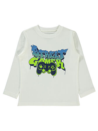 Civil Boys Erkek Çocuk Sweatshirt 2-5 Yaş Ekru