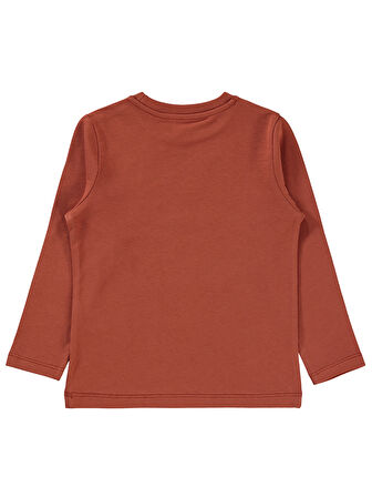 Civil Boys Erkek Çocuk Sweatshirt 2-5 Yaş Koyu Bakır 
