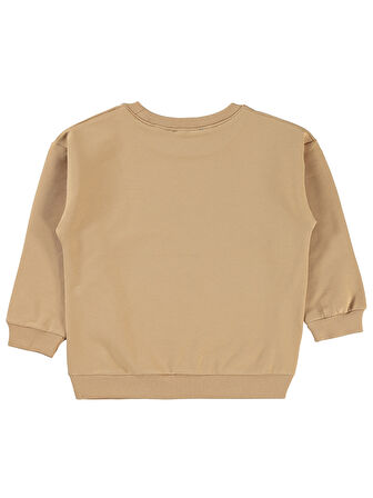 Civil Girls Kız Çocuk Sweatshirt 2-5 Yaş Yulaf Sütü