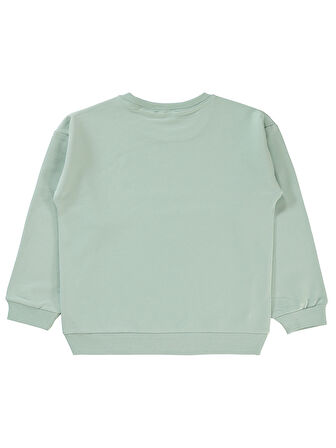 Civil Girls Kız Çocuk Sweatshirt 6-9 Yaş Taze Nane