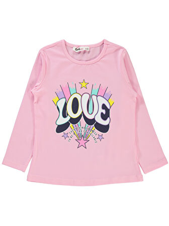Civil Girls Kız Çocuk Sweatshirt 2-5 Yaş Gül Pembe