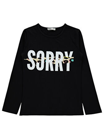 Civil Girls Kız Çocuk Sweatshirt 10-13 Yaş Siyah