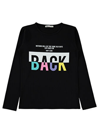 Civil Girls Kız Çocuk Sweatshirt 10-13 Yaş Siyah