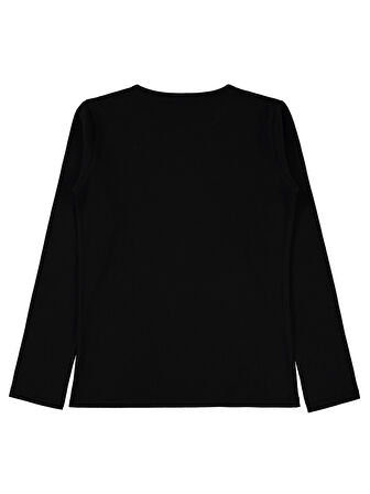 Civil Girls Kız Çocuk Sweatshirt 10-13 Yaş Siyah