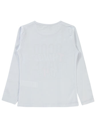 Civil Girls Kız Çocuk Sweatshirt 6-9 Yaş Beyaz