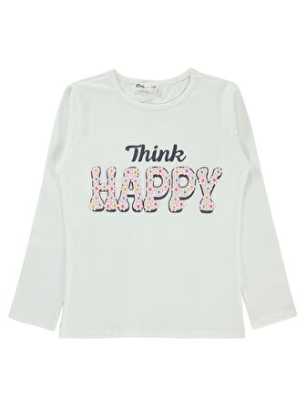 Civil Girls Kız Çocuk Sweatshirt 6-9 Yaş Ekru