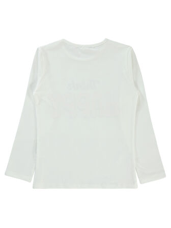 Civil Girls Kız Çocuk Sweatshirt 6-9 Yaş Ekru