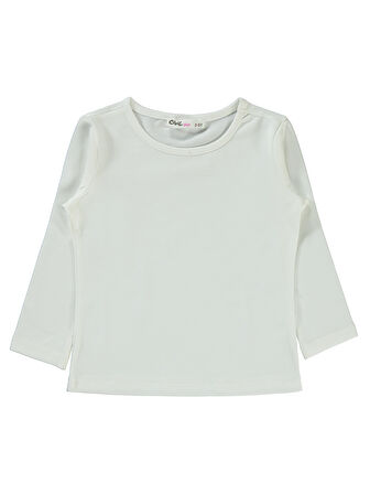 Civil Girls Kız Çocuk Sweatshirt 2-5 Yaş Ekru
