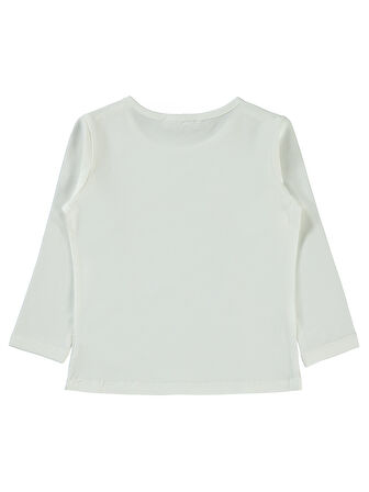 Civil Girls Kız Çocuk Sweatshirt 2-5 Yaş Ekru