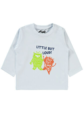 Civil Baby Erkek Bebek Sweatshirt 6-18 Ay Beyaz