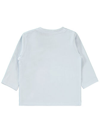 Civil Baby Erkek Bebek Sweatshirt 6-18 Ay Beyaz