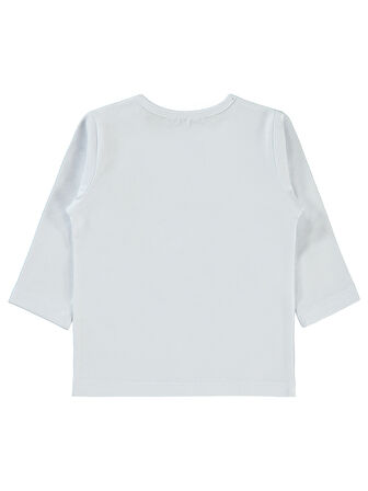 Civil Baby Kız Bebek Sweatshirt 6-18 Ay Beyaz