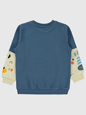 Civil Boys Erkek Çocuk Sweatshirt 2-5 Yaş İndigo