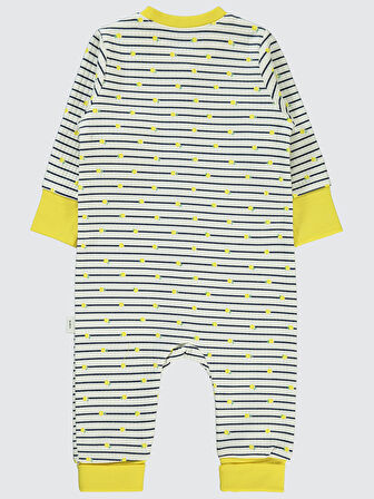 Civil Baby Kız Bebek Patiksiz Tulum 6-18 Ay Sarı