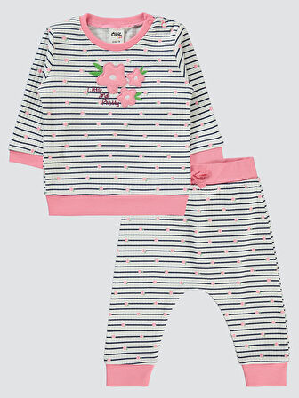 Civil Baby Kız Bebek Takım 6-18 Ay Pembe