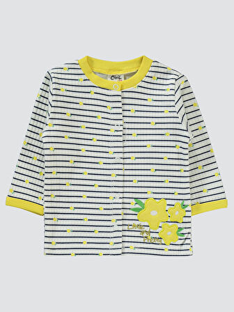 Civil Baby Kız Bebek Pijama Takımı 1-6 Ay Sarı