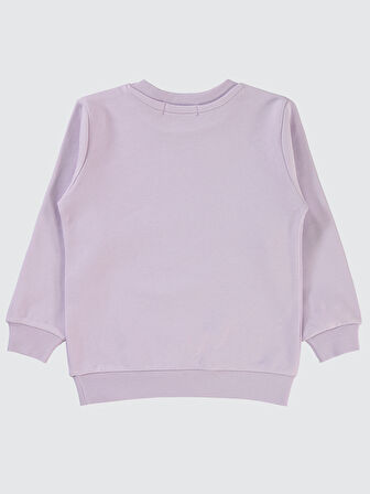 Civil Girls Kız Çocuk Sweatshirt 2-5 Yaş Nazik Lavanta