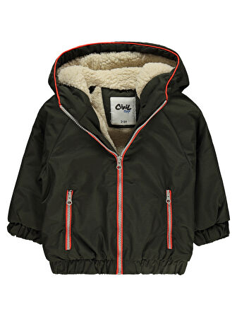 Civil Boys Erkek Çocuk Kapşonlu Mont 2-5 Yaş Haki