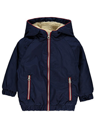 Civil Boys Erkek Çocuk Kapşonlu Mont 2-5 Yaş Lacivert