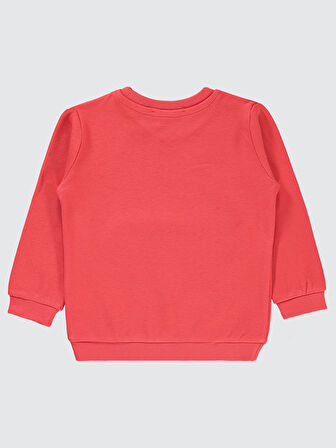Civil Girls Kız Çocuk Sweatshirt 2-5 Yaş  Kırmızı