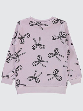 Civil Girls Kız Çocuk Sweatshirt 2-5 Yaş Nazik Lavanta