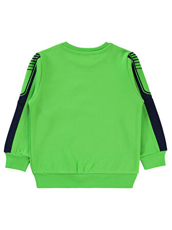Civil Boys Erkek Çocuk Sweatshirt 2-5 Yaş Limon Yeşili