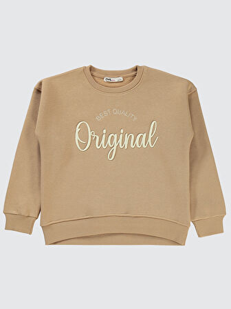 Civil Girls Kız Çocuk Sweatshirt 10-13 Yaş Yulaf Sütü