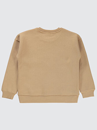 Civil Girls Kız Çocuk Sweatshirt 10-13 Yaş Yulaf Sütü