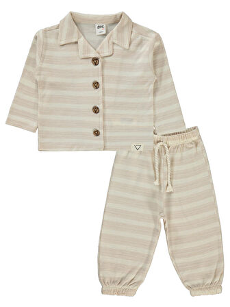 Civil Baby Erkek Bebek Takım 6-18 Ay Kahve