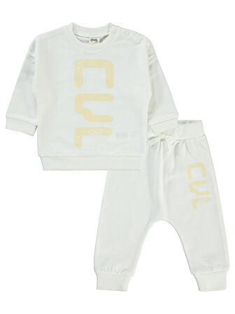 Civil Baby Kız Bebek Takım 6-18 Ay Ekru
