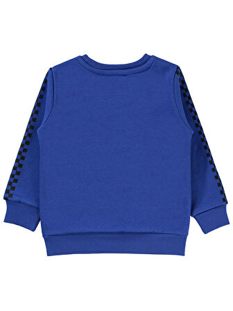 Civil Boys Erkek Çocuk Sweatshirt 2-5 Yaş Saks Mavisi
