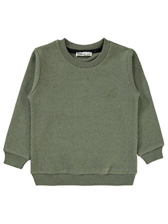 Civil Boys Erkek Çocuk Sweatshirt 2-5 Yaş Açık Haki 