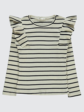 Civil Girls Kız Çocuk Sweatshirt 10-13 Yaş Tebeşir