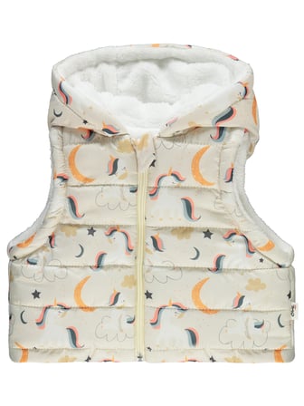 Civil Baby Kız Bebek Yelek 6-18 Ay Ekru