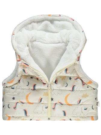 Civil Baby Kız Bebek Yelek 6-18 Ay Ekru