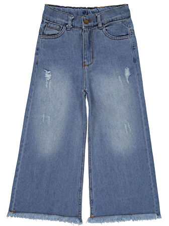 Civil Girls Kız Çocuk Pantolon 6-9 Yaş Buz Mavi