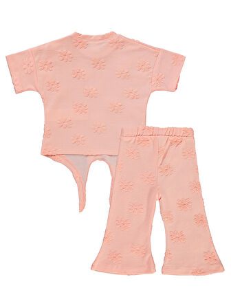 Civil Baby Kız Bebek Takım 6-18 Ay Pudra
