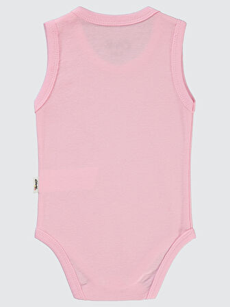 Civil Baby Bebek Çıtçıtlı Badi 3-9 Ay  Pembe