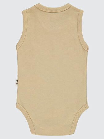 Civil Baby Bebek Çıtçıtlı Badi 12-36 Ay Sütlü Kahve