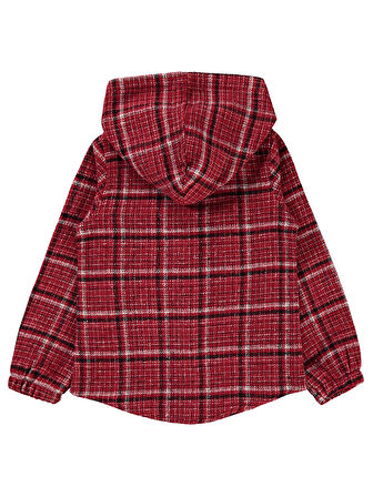 Civil Girls Kız Çocuk Gömlek 6-9 Yaş Bordo