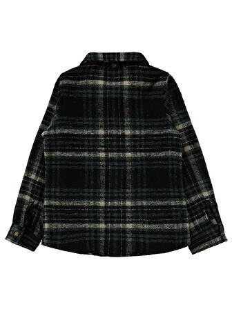 Civil Girls Kız Çocuk Gömlek 6-9 Yaş Yeşil 