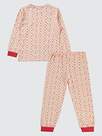 Civil Girls Kız Çocuk Pijama Takımı 10-13 Yaş  Açık Pudra