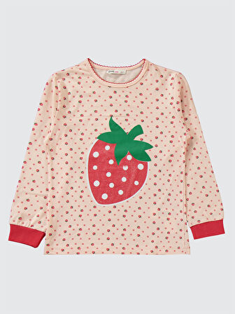 Civil Girls Kız Çocuk Pijama Takımı 10-13 Yaş  Açık Pudra