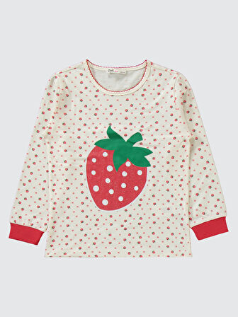 Civil Girls Kız Çocuk Pijama Takımı 10-13 Yaş  Ekru