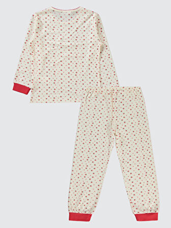 Civil Girls Kız Çocuk Pijama Takımı 10-13 Yaş  Ekru