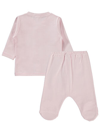 Civil Baby Erkek Bebek Pijama Takımı 1-6 Ay Pembe