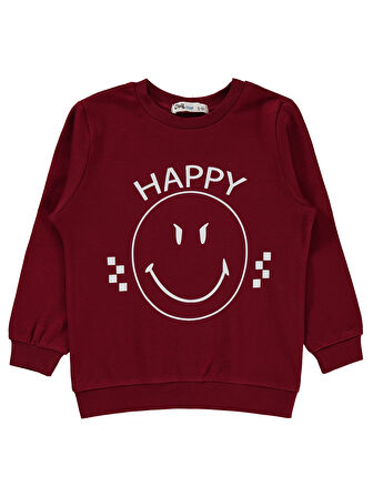 Civil Boys Erkek Çocuk Sweatshirt 2-5 Yaş Bordo