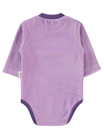 Civil Baby Kız Bebek Çıtçıtlı Badi 1-18 Ay Lila